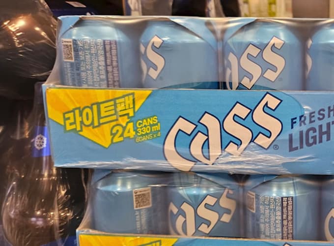 [앤쿠폰적용상품] CASS 라이트 330ML X 24캔