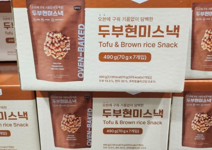 것플렉스 두부현미스낵 490G/ 70G X 7