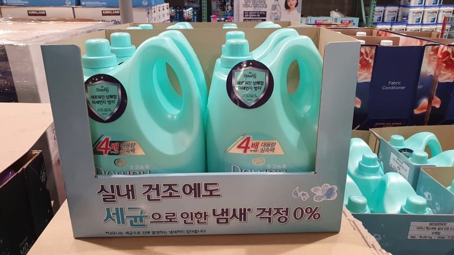 다우니 실내 건조 섬유유연제 4L
