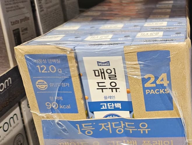 매일두유 고단백 플레인 190ML X 24
