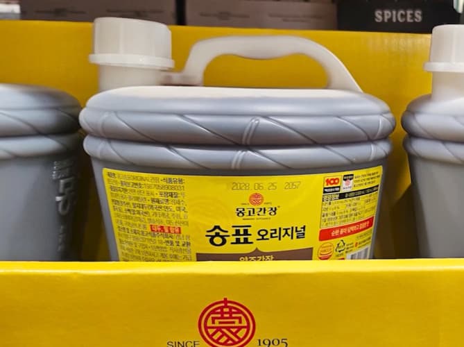몽고 송표 간장 3.8L