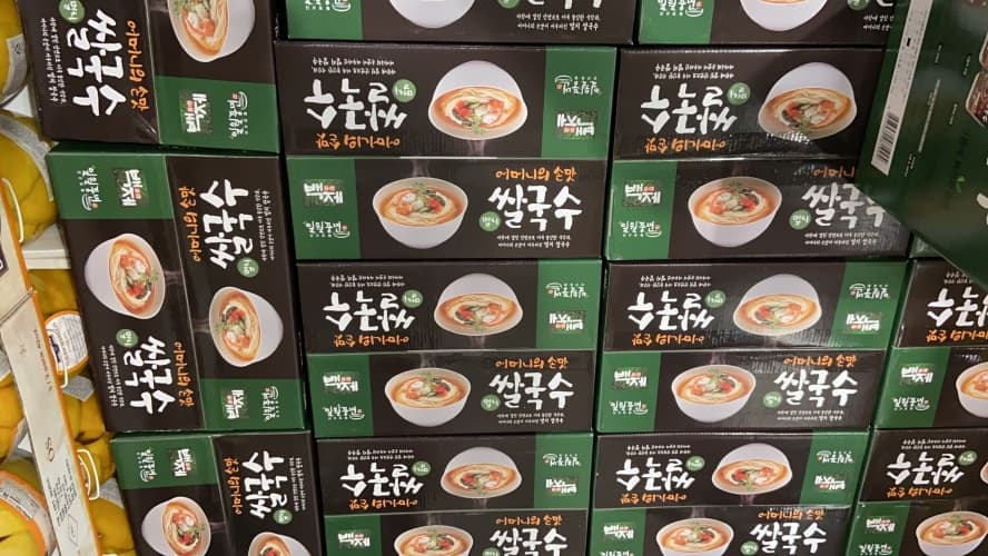 백제일월풍면 멸치쌀국수 100G X 10