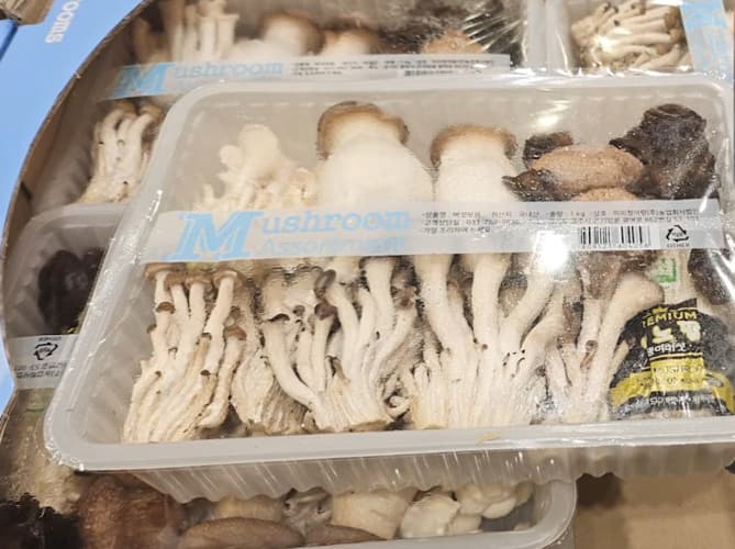 버섯모음 1KG MUSHROOM ASSORTMENTS 원산지: 국산