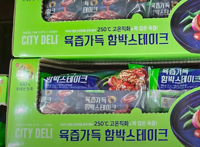 삼립 시티델리함박스테이크 150G X 6