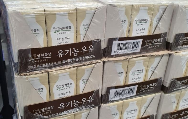 상하목장 유기농 멸균우유 200ML X 24