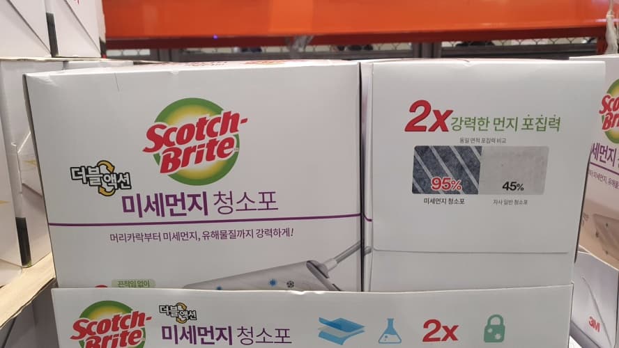 스카치브라이트 미세먼지청소포/ DRY 80매