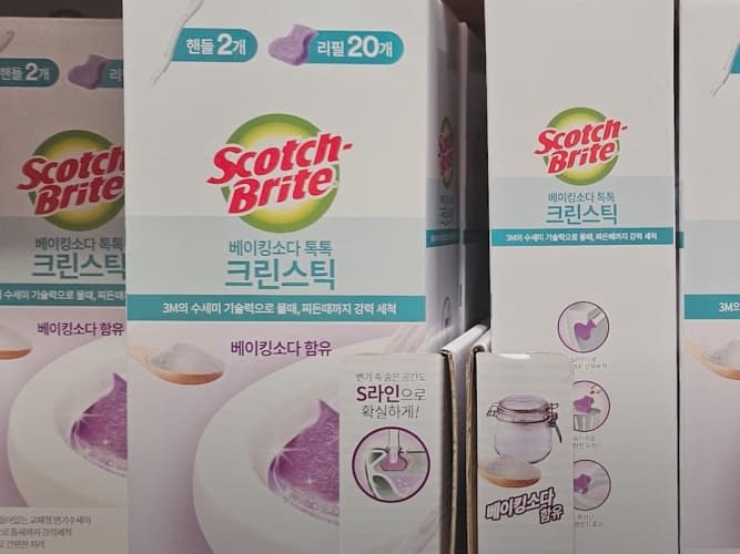 스카치브라이트 베이킹소다크린스틱 핸들2, 패드20