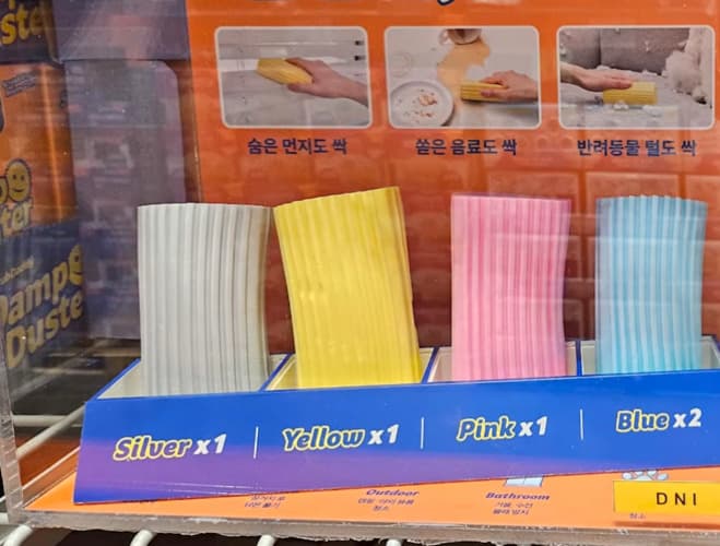 스크럽대디 댐프 더스터 5입 먼지 흡착 스펀지