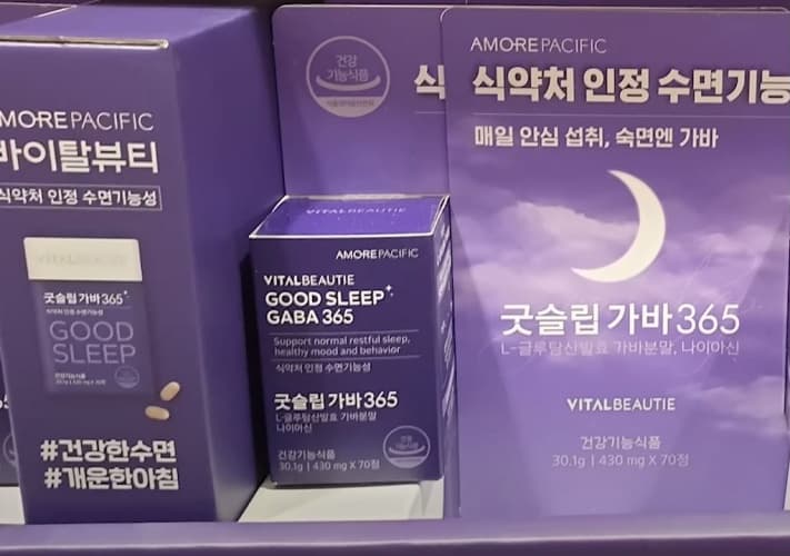 아모레퍼시픽 굿슬립 가바365 430MG X 70정