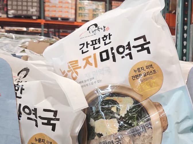 안옥남 누룽지 미역국 82G X 10