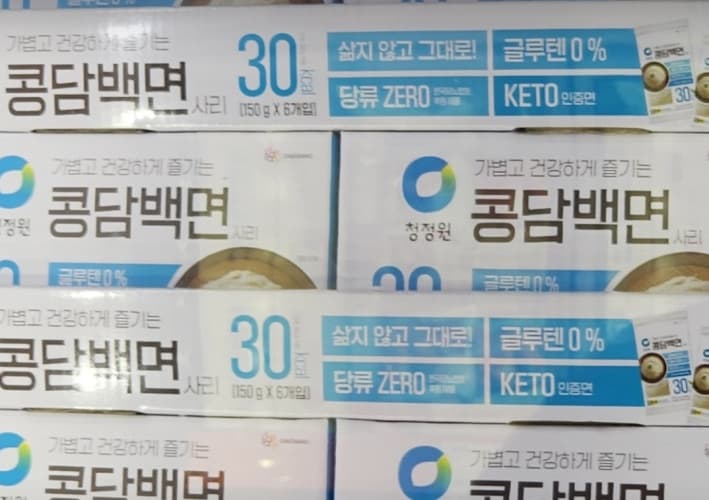 청정원 콩담백면 150G X 6