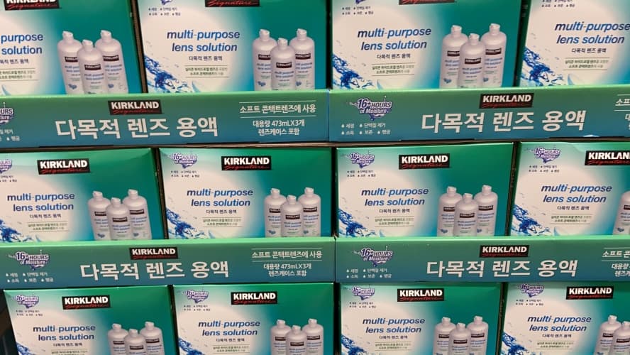 커클랜드 시그니춰 다목적 렌즈관리용액 473ML X 3
