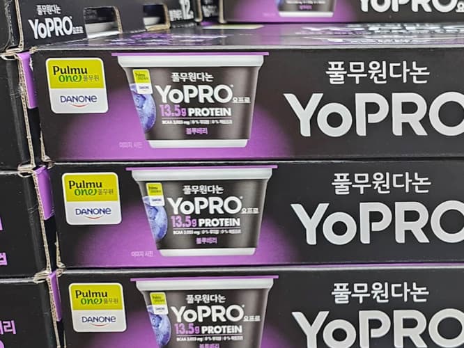 풀무원다논 YOPRO 요거트 150G X 12, 블루베리