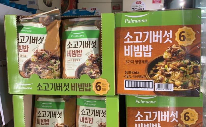풀무원 소고기버섯 비빔밥 262G X 6