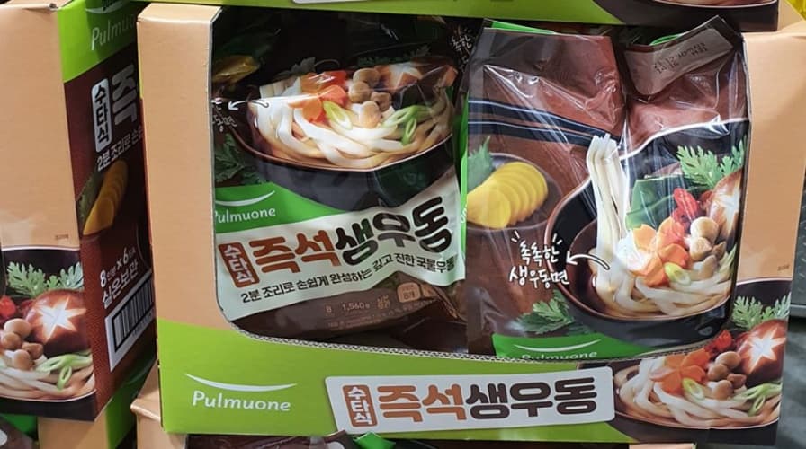 풀무원 수타식즉석생우동 195G X 8