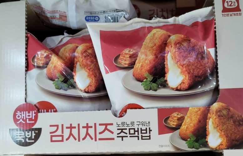 햇반 쿡반 김치치즈 주먹밥 100G X 12
