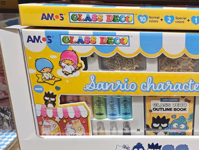 AMOS 아모스 글라스데코 산리오 캐릭터즈