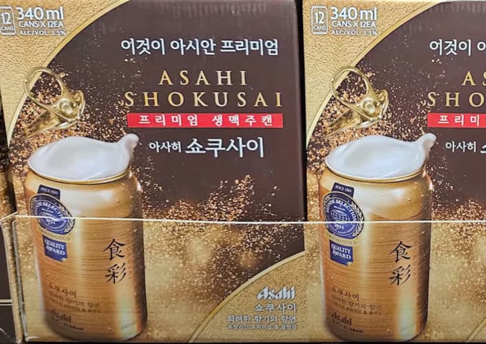 ASAHI 쇼쿠사이 340ML X 12캔