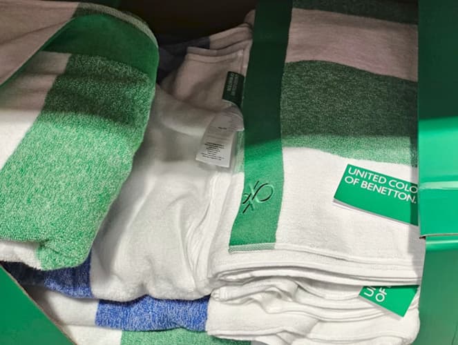 BENETTON 비치타올 90X160CM