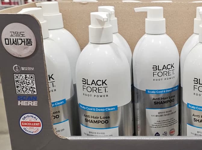 BLACKFORET 블랙포레 쿨 & 딥클린 탈모 완화샴푸 1,050ML
