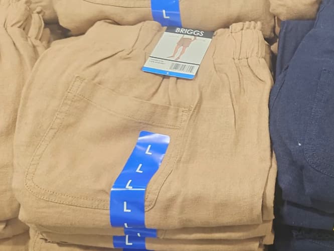BRIGGS 여성 리넨 반바지 XS,S,M,L US SIZE
