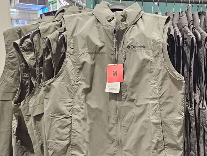 COLUMBIA 성인 후드베스트 M,L,XL,XXL ASIAN SIZE