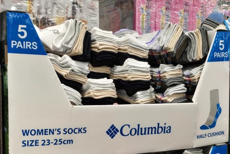 COLUMBIA 컬럼비아 성인등산양말 5족 ASIAN SIZE