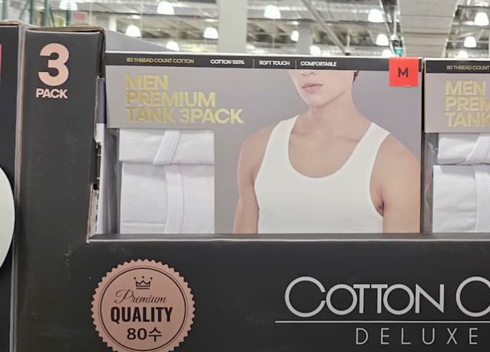 COTTON CLUB 면80수 탱크3매 95 - 105 ASIAN SIZE