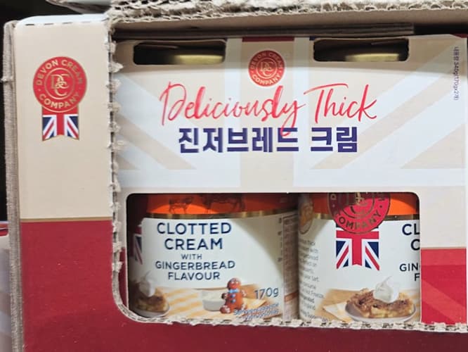 DEVON 진저브레드 클로티드크림 170GX2 원산지영국