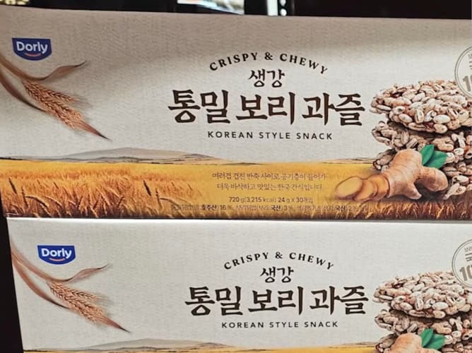 DORLY 생강 통밀보리과즐 720G / 24G X 30