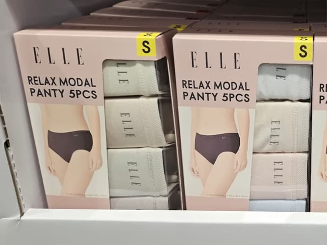 ELLE 모달 팬티5매 S - XL ASIAN SIZE