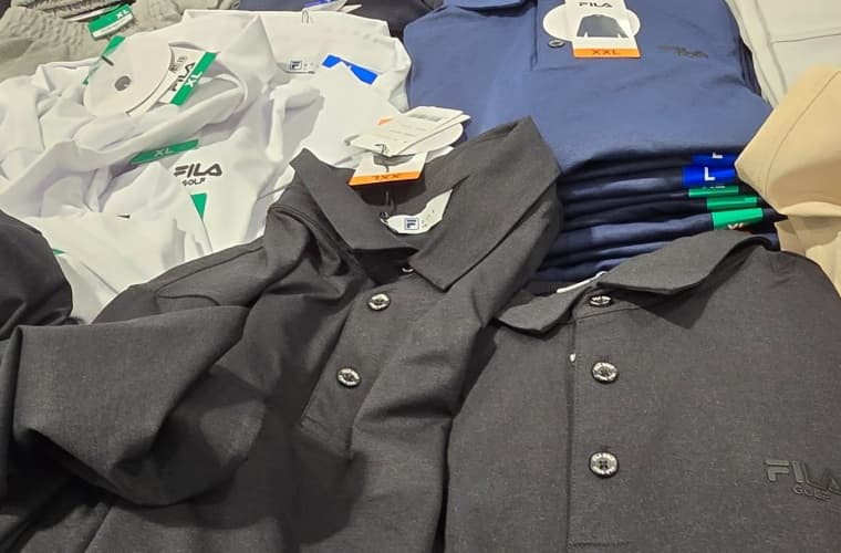 FILA GOLF 남성긴팔폴로티 M,L,XL,XXL ASIAN SIZE