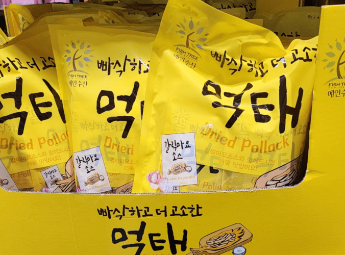 FISH TREE 고소한 먹태 525G (소스포함)