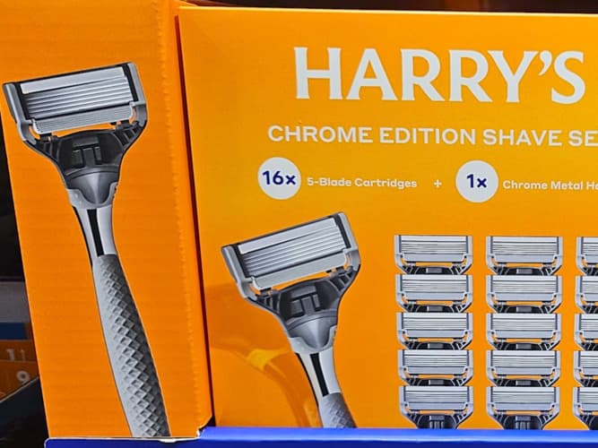 HARRY'S 해리스 크롬면도기세트 기1 + 날16