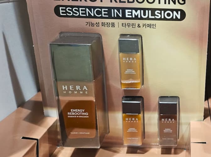 HERA HOMME 헤라옴므 에센스 인 에멀전 110ML + 구성품
