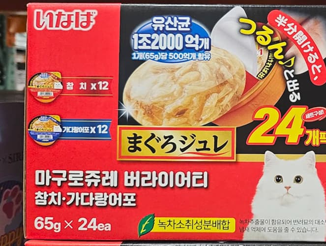 INABA 마구로쥬레 유산균 65G X 24입