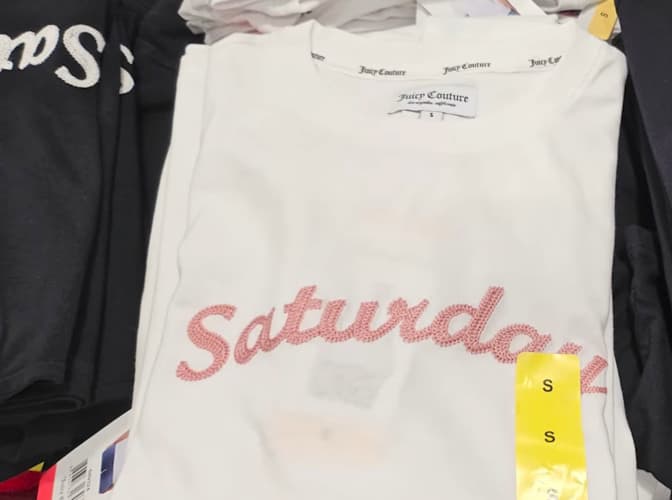 JUICY COUTURE 여성 반소매티셔츠 S,M,L ASIAN SIZE