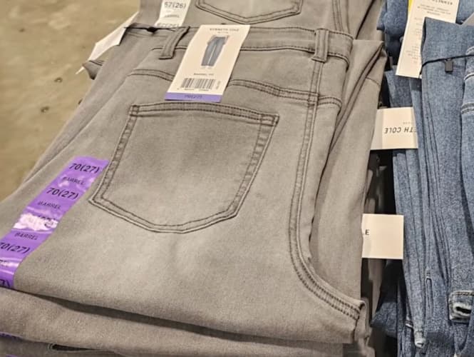 KENNETH COLE 여성 배럴 청바지 67-79 ASIAN SIZE