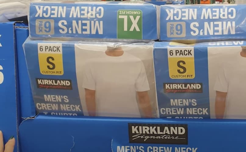 KIRKLAND SIGNATURE 남성면라운드티6매 S,M,L,XL CUSTOM FIT