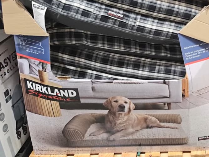KIRKLAND SIGNATURE 사각 애견침대 91CM X 106CM