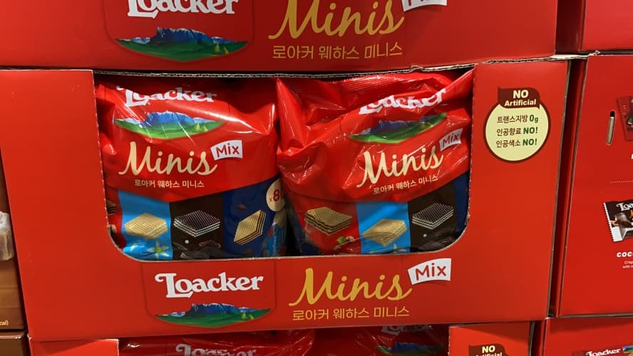 LOACKER 미니 웨하스 믹스 800G