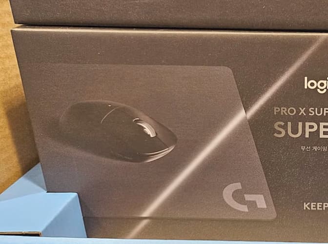 LOGITECH 게이밍 마우스세트 BLACK