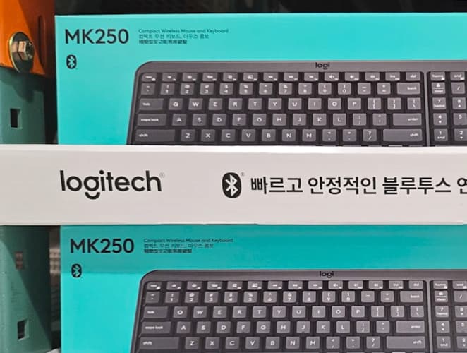 LOGITECH 무선 키보드콤보 MK250