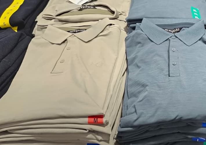 MILLET 남성 긴소매 폴로 M,L,XL,XXL ASIAN SIZE