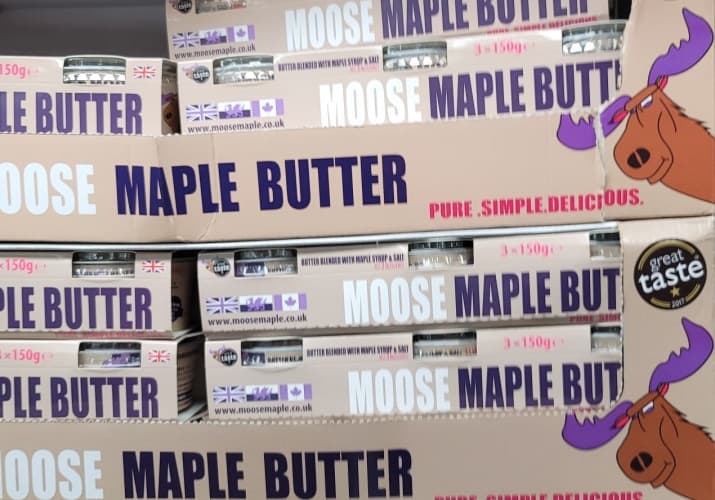MOOSE MAPLE 메이플버터 150G X 3 원산지 영국 