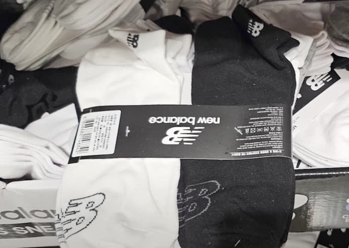 NEW BALANCE 남성 양말 6족 FREE SIZE