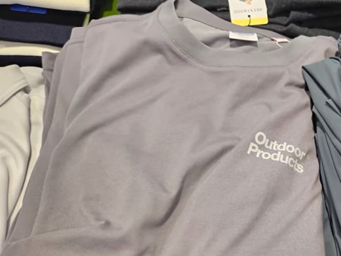 OUTDOOR PRODUCTS 남성반소매티셔츠 S,M ASIAN SIZE