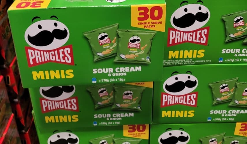PRINGLES MINIS 사워크림 & 어니언 570G / 19G X 30