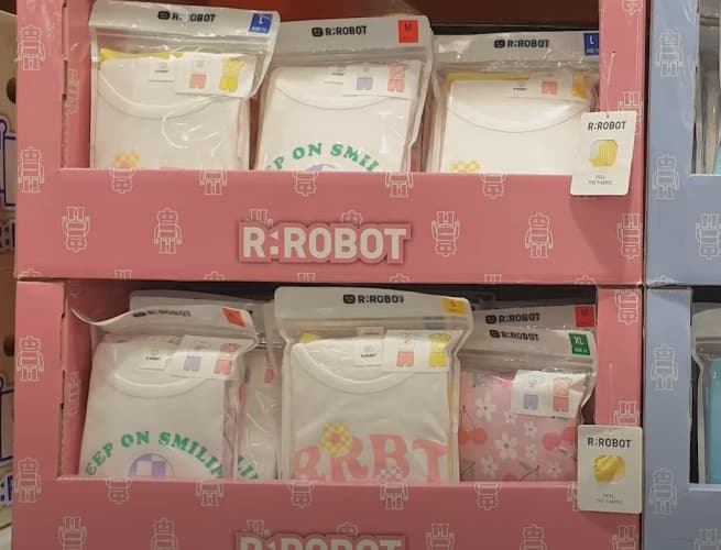 R.ROBOT 아동반팔내의세트 XS - XL ASIAN SIZE