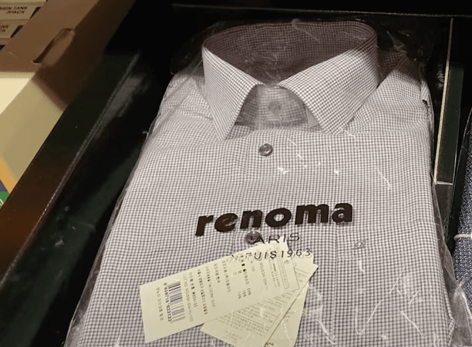 RENOMA 반소매 캐주얼셔츠 95,100,105,110
